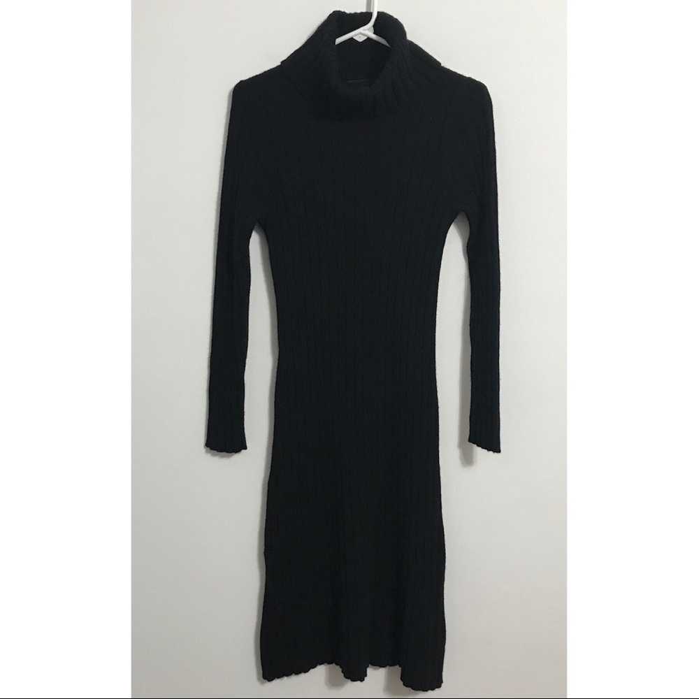 RALPH Ralph Lauren Ribbed Turtleneck Sweater Dress